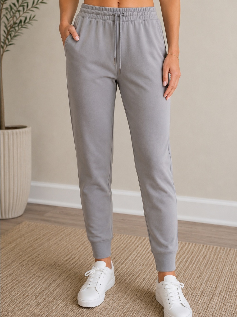 Yogalicious PolarLux Maya Illusion Jogger Gray Size Small